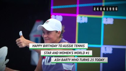 Ash Barty turns 25-years-old