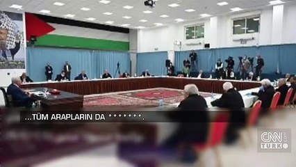 Filistin Devlet Başkanı küfür etti