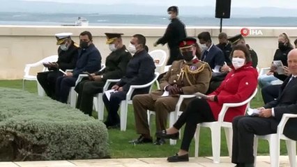 İngiliz Helles Anıtı'nda tören