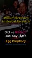 William Branham: Did He REALLY Just Say That?  Don't Eat Eggs?