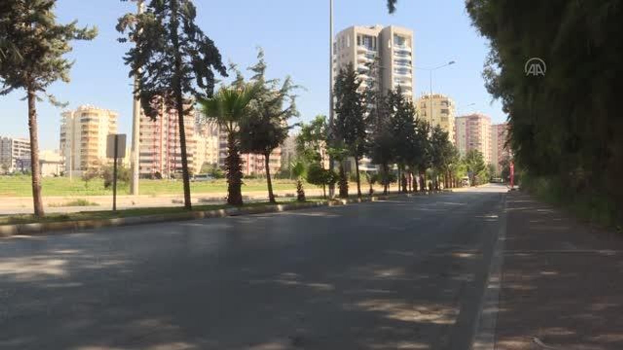 Adana, Mersin, Hatay ve Osmaniye'de kısıtlamada cadde ve sokaklar boş kaldı