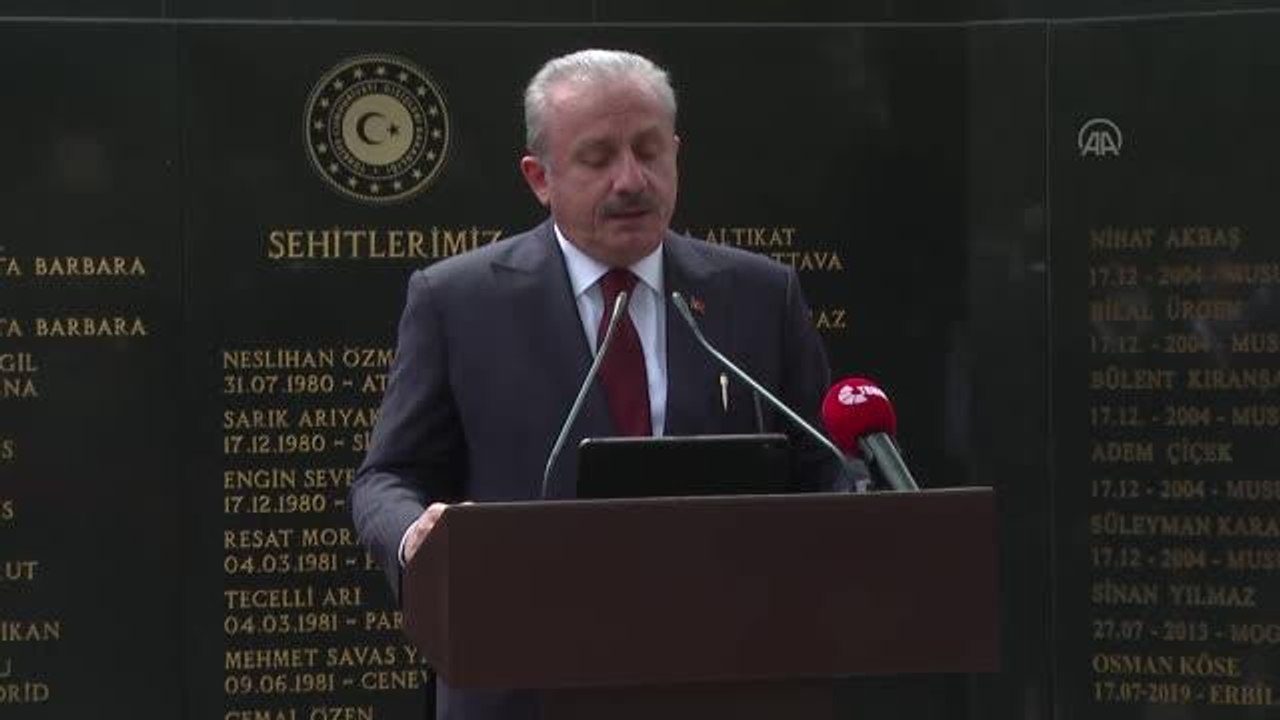 TBMM Başkanı Şentop: "Ermeni tarafının söylemi, Türkiye ile Ermenistan arasındaki ilişkilerin normalleşmesi çabalarına gölge düşürmektedir."