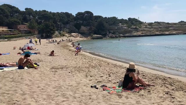 C’est l’été sur la plage du Verdon à Martigues