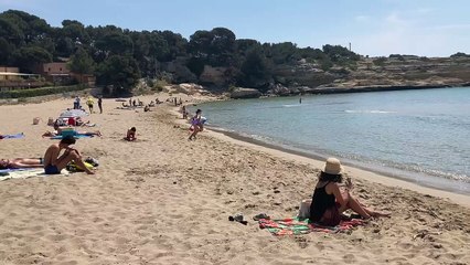 C’est l’été sur la plage du Verdon à Martigues