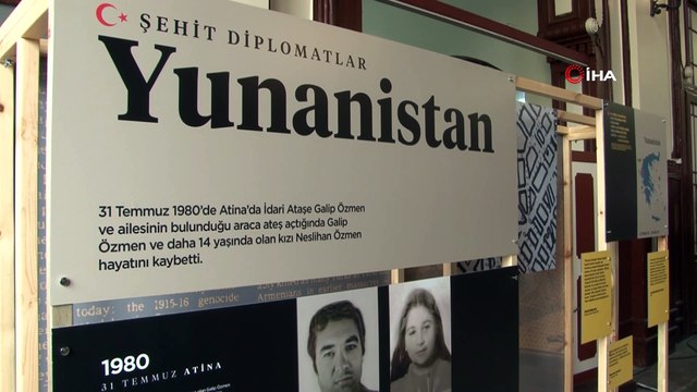 Cumhurbaşkanlığı İletişim Başkanlığı, “Şehit Diplomatlar Sergisi” Sirkeci Gar'ında açıldı