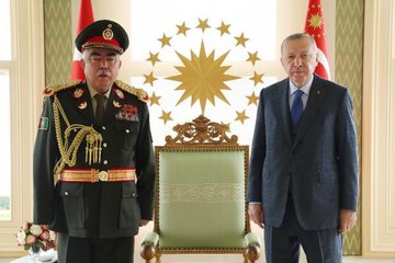 CUMHURBAŞKANI ERDOĞAN RAŞİD DOSTUM'U KABUL ETTİ