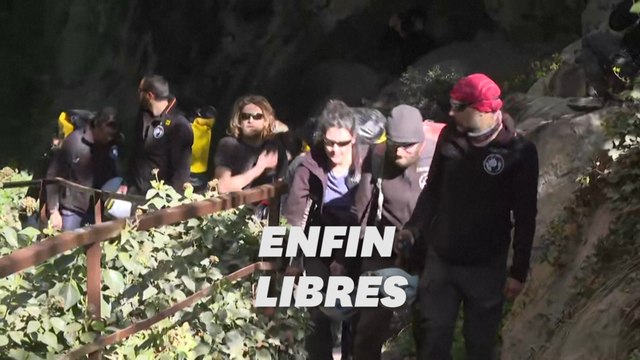Les 15 confinés volontaires de la grotte de l'Ariège sont sortis après 40 jours hors du temps