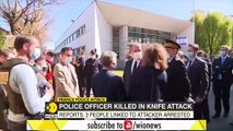 France - Officer stabbed in police station _ Attacker shot and killed at crime scene _ English News