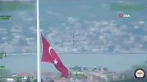 Son dakika haberi | Bakan Soylu, en büyük Türk bayrağının Polis Havacılık Daire Başkanlığı tarafından kayda alınan görüntülerini paylaştı