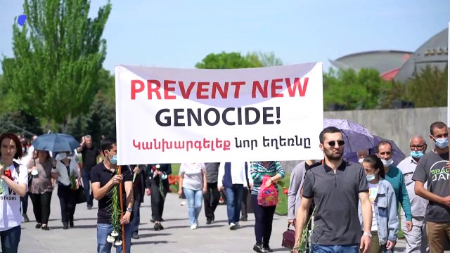 Armenier gedenken der Massaker im Ersten Weltkrieg