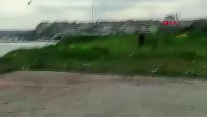 BÜYÜKÇEKMECE'DE PARAMOTOR İLE UÇAN 4 KİŞİYE CEZA