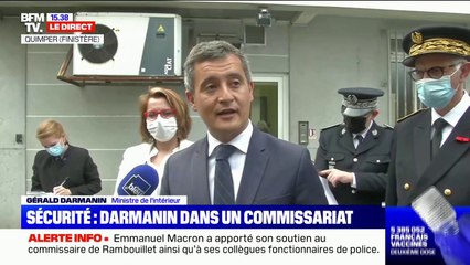 Gérald Darmanin souhaite "mettre plus de policiers partout en France" qu'avant l'arrivée d'Emmanuel Macron