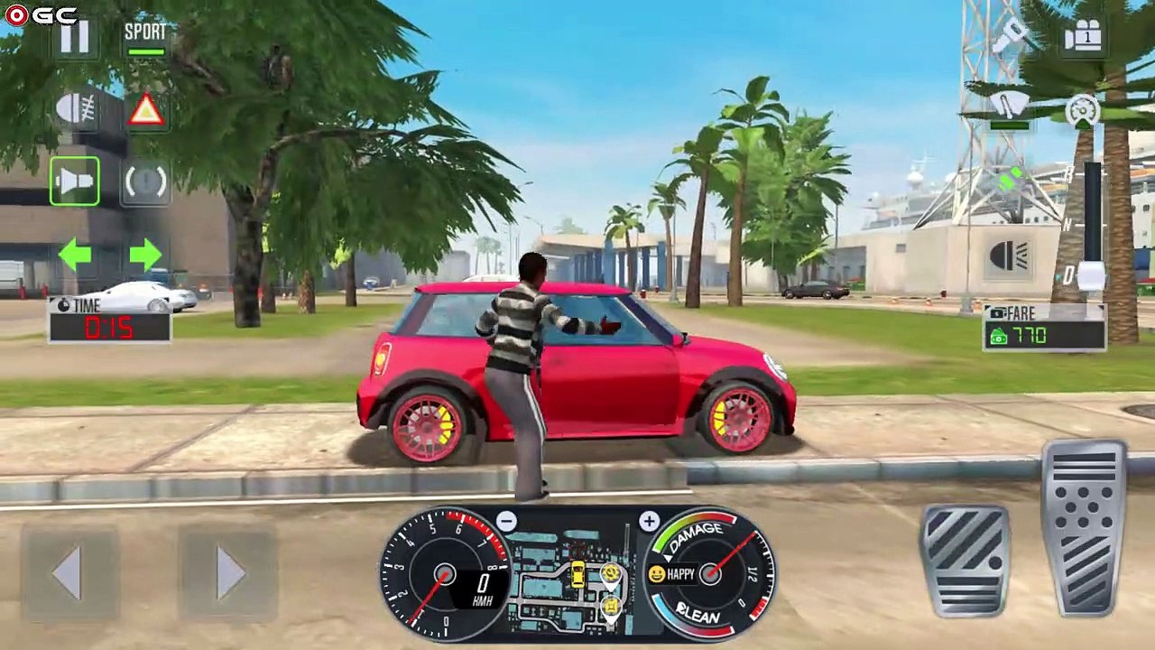 Taxi Sim 2020 Uber City Car Miami MİNİ COOPER - Android GamePlay