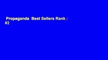 Propaganda  Best Sellers Rank : #2