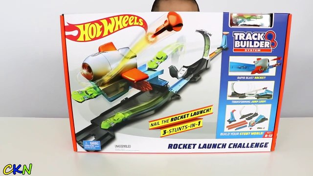 Hot Wheels Rocket Launch Challenge 3 Stunts In 1 Fun With Ckn Toys