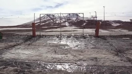 Erciyes Kayak Merkezi'nde sokağa çıkma kısıtlaması sessizliği