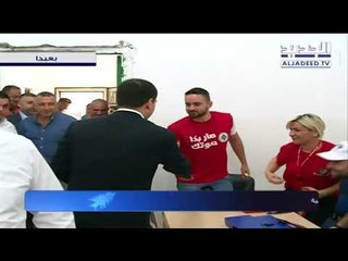 وزير الطاقة والمياه يدلي بصوته.. ويلتزم الصمت!