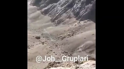 Atak helikopteri 4 teröristi böyle öldürdü