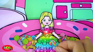 Paper Dolls Dress Up - Rainbow Nurse Tooth & Brush Angels Barbie Dress - Fairy Tales #67