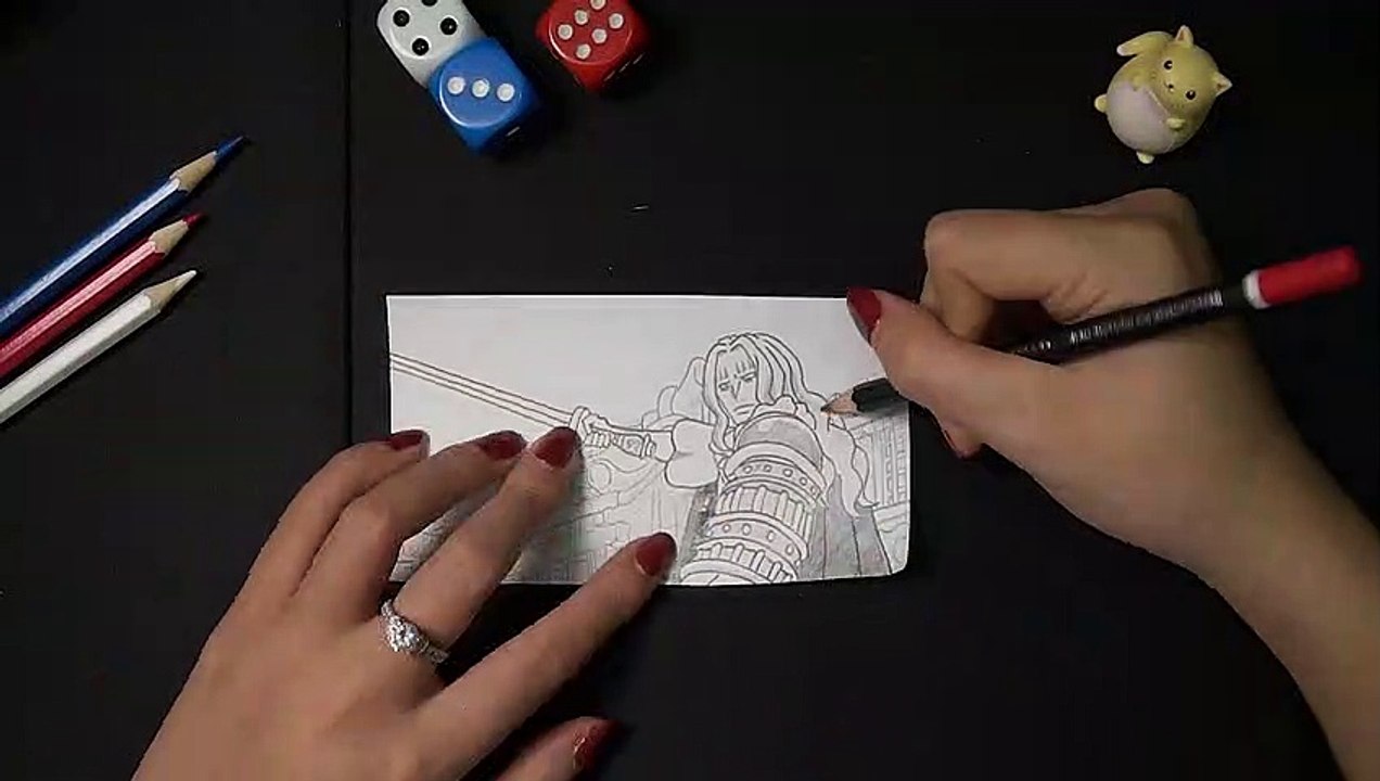 パラパラ漫画【ワンピース】邪悪な海賊の終焉『法とホーキンス』【Flipbook】Law vs Hawkins