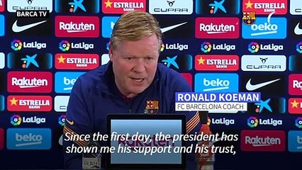 'I see myself as next season's coach,' says Barcelona's Koeman