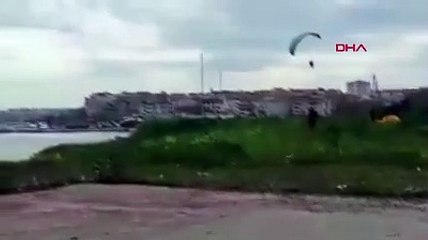 Büyükçekmece'de paramotor ile uçan 4 kişiye ceza