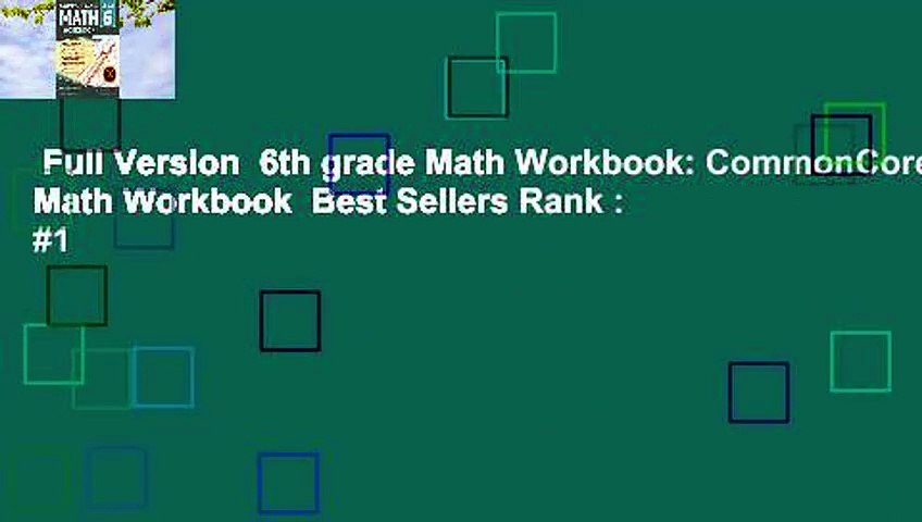Full Version  6th grade Math Workbook: CommonCore Math Workbook  Best Sellers Rank : #1