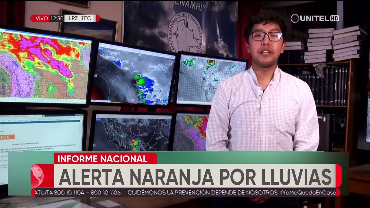 Senamhi emite alerta naranja por lluvias y tormentas eléctricas en varias regiones del país
