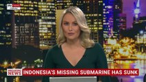 Authorities confirm missing Indonesian submarine has sunk