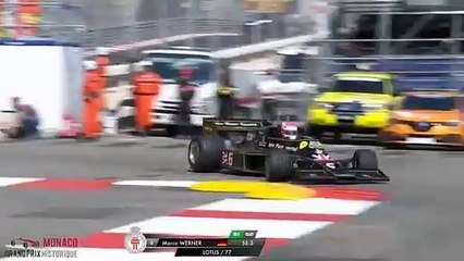 F1 Historic 2021 Monaco Lotus 77 Werner Natural Sound Lap
