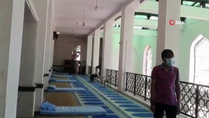 - Hindistan'da artan Covid-19 vakaları nedeniyle camiler geçici olarak korona hastanesine dönüştürüldü