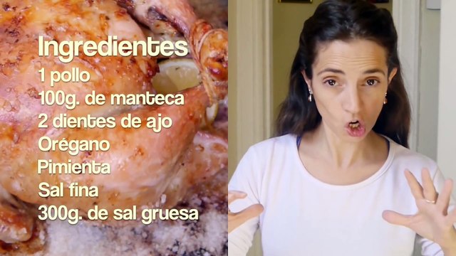 Pollo a la sal EN 2 PASOS sencillos o cómo hacer pollo al horno SÚPER fácil, queda jugoso!!!
