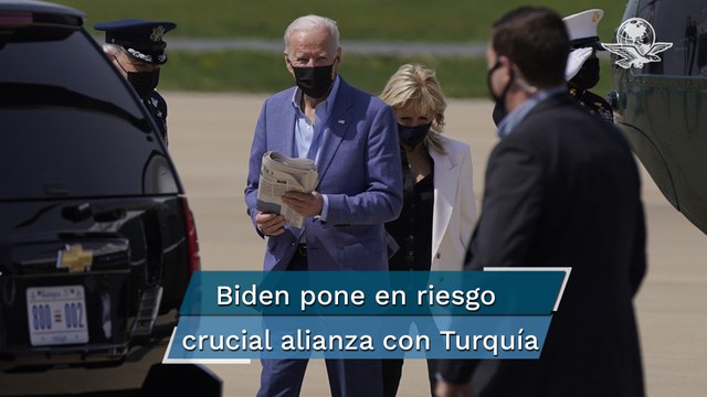 Biden reconoce el genocidio armenio y se arriesga a tensiones con Turquía