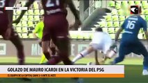 Golazo de Mauro Icardi en la victoria del PSG