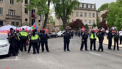 ABD'de yaşayan Türkler sözde soykırım kararını protesto etti