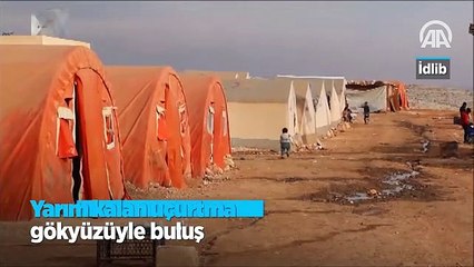 Yarım kalan uçurtma gökyüzüyle buluştu