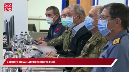 Kandil bölgesinde tespit edilen 4 hedefe hava harekatı düzenlendi