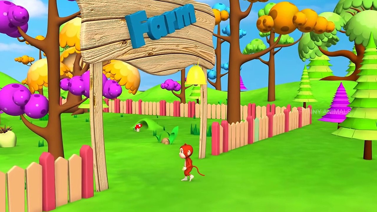 Giant Elephant Slider Game Ride With Gorilla Monkey 3D Animal Comedy Videos Funny Animal Cartoons