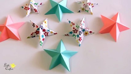 Download Video: 3D Paper Star | Origami Star | Paper Crafts Easy | Christmas Star Paper Decoration