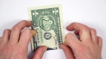 Money Origami Flower  Easy Dollar Present Ideas