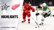 Stars @ Red Wings 4/24/21 | NHL Highlights