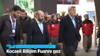 'Şalvarcı itfaiyeciler' Bilişim Fuarını gezdi