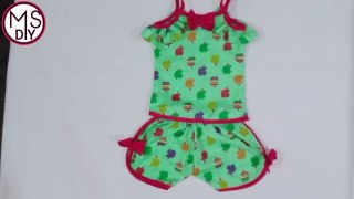 1 year baby Dress Desing cutting and stitching