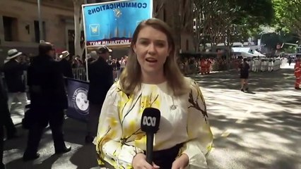 Crowds give rousing reception to veterans in Brisbane
