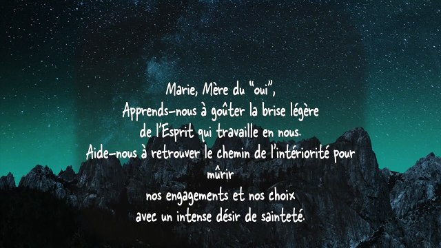 Prière pour les vocations