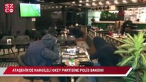 Ataşehir'de nargileli okey partisine polis baskını