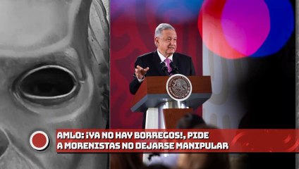 AMLO: ¡Ya no hay borregos!, pide a morenistas no dejarse manipular