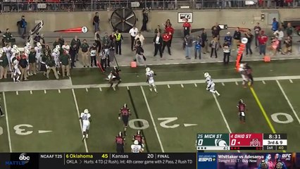 Michigan State Vs Ohio State 2019-2020 Football Game Highlights