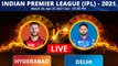 IPL 2021: SRH V DC Match Preview | Oneindia Telug