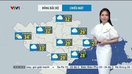 Dự báo thời tiết chiều tối nay 25/4  Bản tin dự báo thời tiết đêm nay